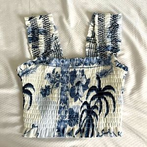 NWOT Urban outfitters floral crop top